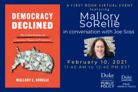 A First Book Virtual Event featuring Mallory SoRelle in conversation with Joe Soss. February 10, 2021, 11:45 AM to 12:45 PM EST